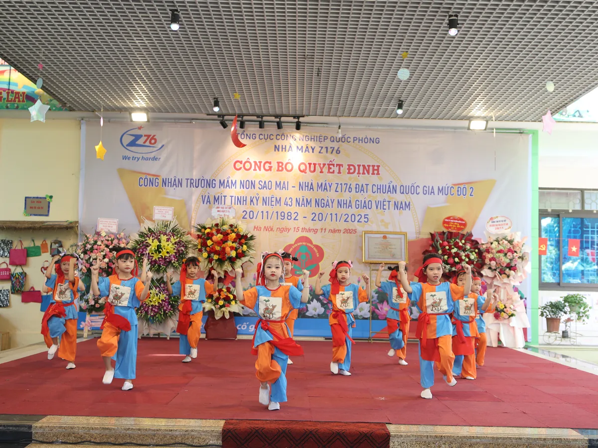Hoạt động văn nghệ của các bé