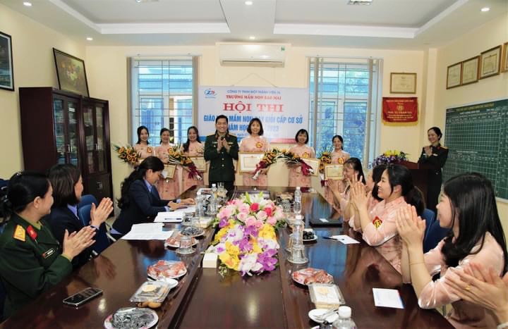 Hội thi Giáo viên mầm non dạy giỏi cấp cơ sở năm học 2022 - 2023